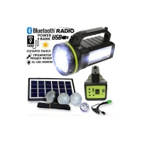 Преносима соларна станция (фенер) GDLITE GD-2000A + слънчев панел + 3 лампи H LED K2 H LED K2