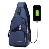 Удобна многофункционална чанта/раница през рамо с USB - BAG105 BAG105
                                                                                    , видео BAG105
