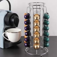 Метална стойка Cheffinger за 36 капсули Nespresso – компактно и стабилно решение за подредена кухня FS-22403 FS-22403