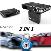 DVR видеорегистратор 2 в 1 с дисплей 2 инча камера и радар за скорост AC51 AC51 AC51