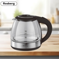 Електрическа кана Rosberg R51230Q, 1500W, 1л., стъклена FS-13933 FS-13933