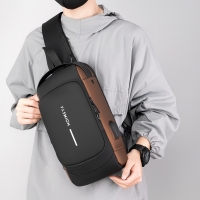 Мъжка чанта за през рамо Crossbody с USB зареждане, водоустойчива и с противокраден джоб FS-20135 FS-20135