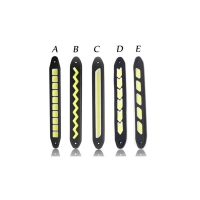 Универсална Силиконова огъваща се дневна светлинна лента XZ-COB CAR DIS LED3 LED3
                                                                                    , видео LED3