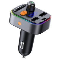 Bluetooth трансмитер за кола с 2 USB и 1 USB type-c HF58 HF58
                                                                                    , видео HF58