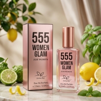 Свеж и дълготраен дамски парфюм 555 Women Glam - цитрусова енергия и мускусна дълбочина FS-23183 FS-23183