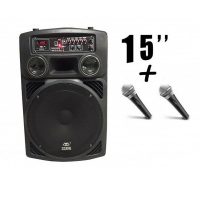 Мощна автономна аудиосистема WG15L с включени микрофони FS-1384 FS-1384