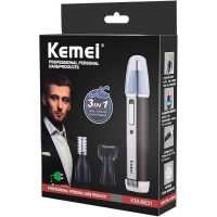 Многоцункционален тример 3 в 1 Kemei KM-6631 за уши,нос и вежди SHAV108 FS-14464 FS-14464