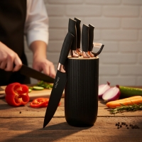 Комплект ножове с поставка Cheffinger - 7 части FS-22352 FS-22352