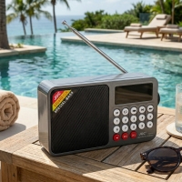 Соларно портативно радио JOC H6108REC-S с Bluetooth, FM радио и MP3 плеър FS-22820 FS-22820
