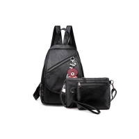 Дамска закачлива кожена раница BAG104 BAG104
                                                                                    , видео BAG104
