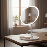 LED козметично огледало за грим Luigi Ferrero FR-801, кръг, 20 cm FS-22673 FS-22673