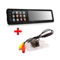 Огледало за обратно виждане с GPS навигация MOONET SONY CCD и задна камера FS-1043 FS-1043
