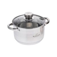 Тенджера от неръждаема стомана Bohmann BH 06-375-24/06-375-26. , с капак и термо дъно FS-20225 FS-20225