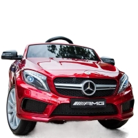 Акумулаторна кола Mercedes GLA45 Licensed 12V с кожена седалка и отварящи се врати FS-18209 FS-18209