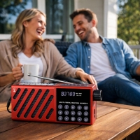Радио със соларно зареждане JOC-6138REC-S с Bluetooth, мултифункционално и преносимо FS-22821 FS-22821