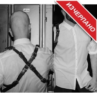 Мъжки кожени презрамки за тяло в стил БДСМ – STL48 STL48 STL48