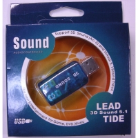USB виртуален 5.1-канален звуков адаптер FS-4446 FS-4446