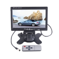 Монитор за кола с 7 инча LCD дисплей,   HD 800 x 480 p и 2 AV изхода PK LCD2 FS-1038 FS-1038