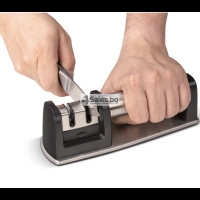 WELQUIC 2 Stage Kitchen Knife Sharpener Диамантено точило за ножове SD341 FS-12819 FS-12819