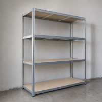 Метален гаражен стелаж HÖGLER 180x160x60 см – 4 рафта, до 1200 кг, поцинкована стомана FS-23487 FS-23487