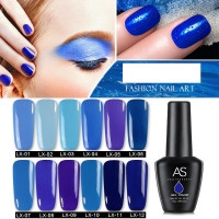 Гел лак за нокти AS Anothersexy, колекция “Art blue” в 12 нюанса на синьото ZJY23 ZJY23 ZJY23