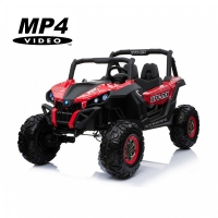Aкумулаторен джип XMX603 Superstar 4x4 кожена седалка MP4 2x12V двуместен FS-18135 FS-18135