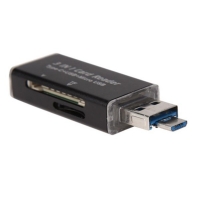 Удобен четец  за устройства с USB-портове SD и micro SD карти CA96 CA96
                                                                                    , видео CA96
