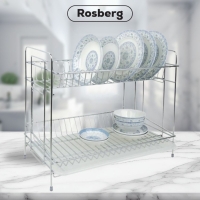 Сушилник Rosberg R53000D,хром,2 нива FS-13919 FS-13919
