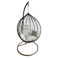 Градинска люлка от PVC ратан с метална конструкция FS-15018 FS-15018