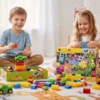 Детски конструктор Blocks - 48, 49, 72 части FS-21772 FS-21772