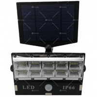 LED соларна лампа за външен монтаж, Сензор за движение, 50 LED диода - H LED58 H-LED58
                                                                                    , видео H-LED58