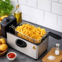 Електрически фритюрник Royalty Line RL-EFT2000, 1.5L, 2000W FS-21248
                                                                                    , видео FS-21248