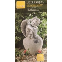 Светеща LED статуетка ангел In Ewiger Liebe, символ на вечна любов и спокойствие FS-18898
                                                                                    , видео FS-18898