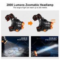 Зареждащ се LED фенер челник FL23B FL23B FL23B