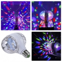 Диско LED лампа, въртяща се крушка R LED54 R-LED54 R-LED54