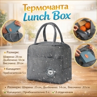 Термочанта Lunch Box – Идеалният избор за обяд, пикник и пътуване! BAG136 BAG136