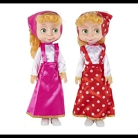 Кукла Маша с фигурка на мечока и музикална функция FS-18651 FS-18651