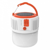 Соларна лампа за къмпинг, водоустойчива USB вход и кабел за зареждане CAMP LAMP13 FS-7935
                                                                                    , видео FS-7935