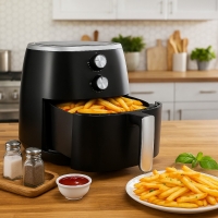 Уред за готвене с горещ въздух Royalty Line RL-AF1500.37D - Air Fryer 5L FS-21268 FS-21268