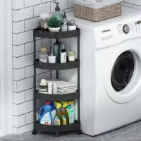 Ъглова въртяща се поставка Corner Storage Rack – максимално използване на всеки сантиметър пространство FS-20899 FS-20899