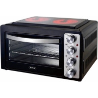 Готварска печка Rosberg Premium RP51441A38 с 2 стъклокерамични котлона 800W и 1200W, 38л. FS-19839 FS-19839