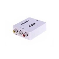 Mini HD Video конвертор HDMI към RCA AV/CVSB L/R Video 720P 1080P HDMI2AV CA85 CA85
                                                                                    , видео CA85