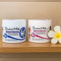 Избелващ и хидратиращ крем за лице с магарешко мляко DONKEY MILK TV1219 FS-19070
                                                                                    , видео FS-19070