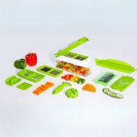 Кухненско Ренде за зеле, моркови с контейнер - Nicer Dicer Plus от 13 части TV32 TV32
                                                                                    , видео TV32