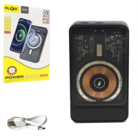 Външна батерия с безжично зареждане, Power bank KLGO KP-92 10000mAh FS-14541 FS-14541