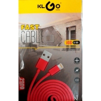 USB кабел за зареждане и пренос на данни KLGO S-50 CA7 CA7
                                                                                    , видео CA7