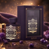 Lattafa Bade'e Al Oud Amethyst EDP 100ml – Луксозен ориенталски аромат на амбра и мадагаскарска ванилия за него и нея FS-23429 FS-23429