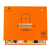 Смарт часовник 2023 New smart watch S100 ultra 7in1,strap HD SMW4 FS-11574
                                                                                    , видео FS-11574