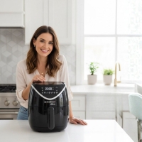 Фритюрник с горещ въздух (Air Fryer) Seranova SN-2540, 5L, 2000W, Дигитален сензорен дисплей FS-22148 FS-22148