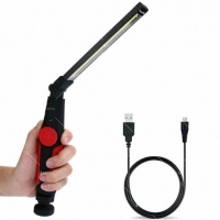 LED фенер с USB зареждане, 360 градуса завъртане и чупещо се рамо FL96 FL96
                                                                                    , видео FL96